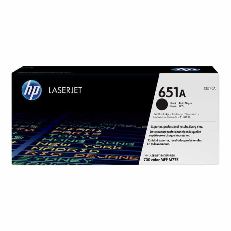 HP 651A Schwarz LaserJet Tonerpatrone (CE340A) HP 651A Schwarz LaserJet Tonerpatrone (CE340A)