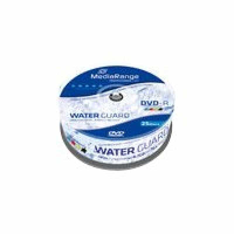 MEDIARANGE DVD-R MediaRange DVD 4,7GB 25pcs Cake 16x Waterguard Print MEDIARANGE DVD-R MediaRange DVD 4,7GB 25pcs Cake 16x Waterguard Print