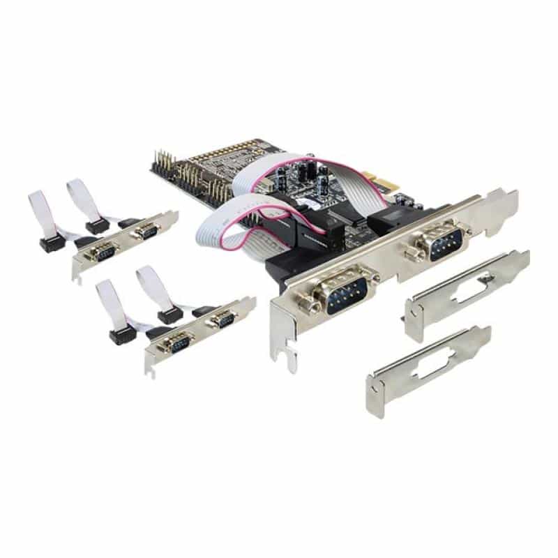 DELOCK I/O PCI-Express DELOCK 6x ext. seriell (DB9) (inkl. LP) DELOCK I/O PCI-Express DELOCK 6x ext. seriell (DB9) (inkl. LP)