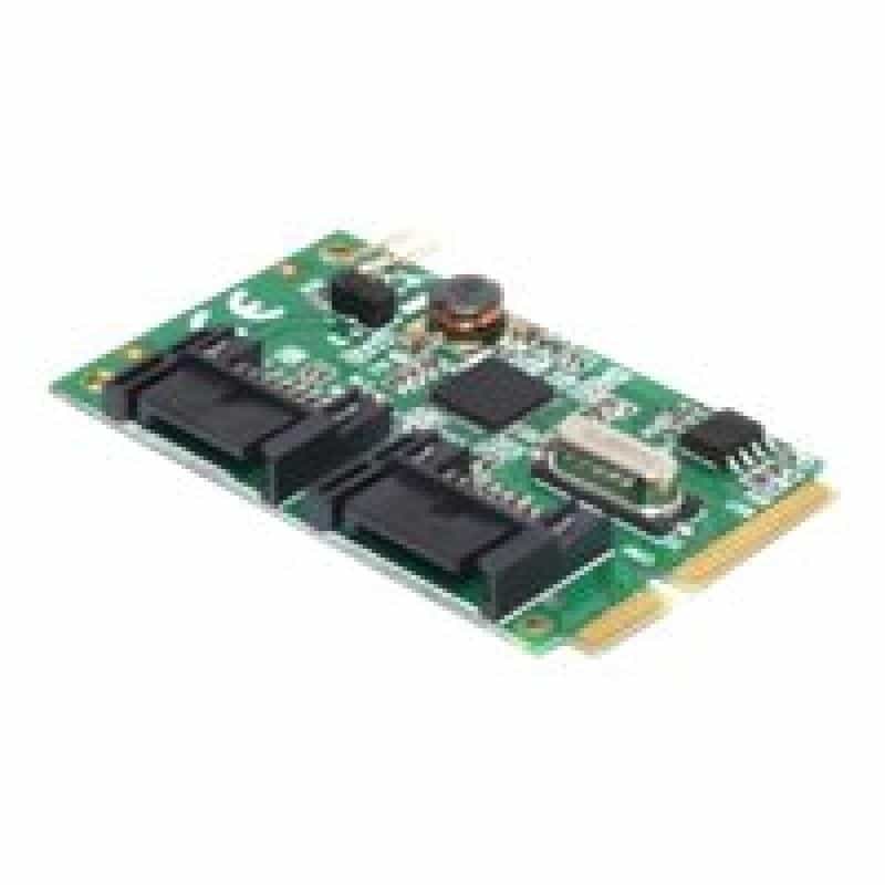 DELOCK Mini PCI Expr Card Delock 2x SATA III 6Gb/s int + 1x Pfosten DELOCK Mini PCI Expr Card Delock 2x SATA III 6Gb/s int + 1x Pfosten