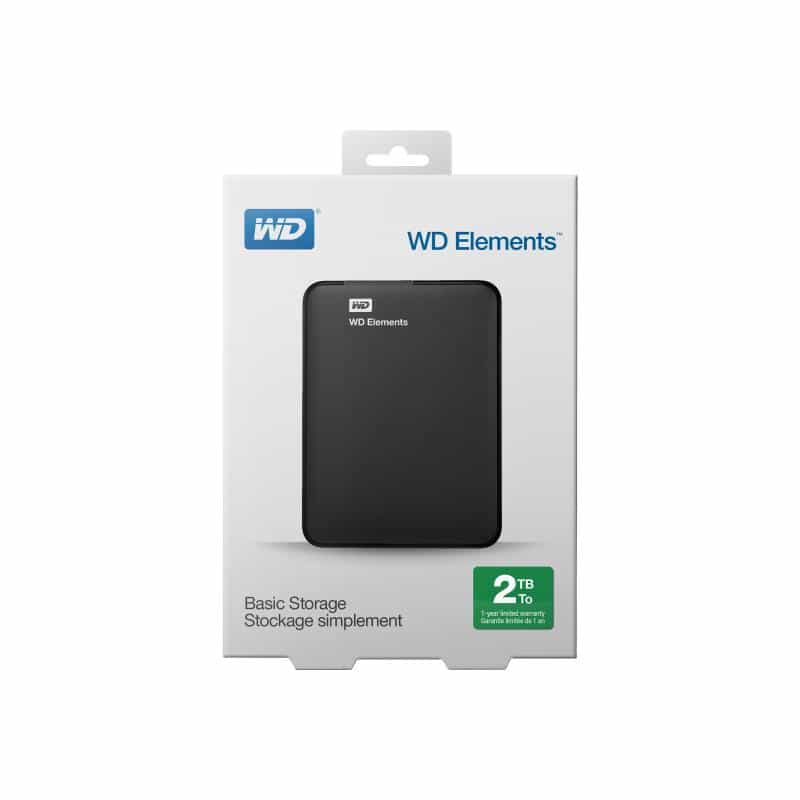 2TB Western Digital Elements portable USB3.0 schwarz 2TB Western Digital Elements portable USB3.0 schwarz