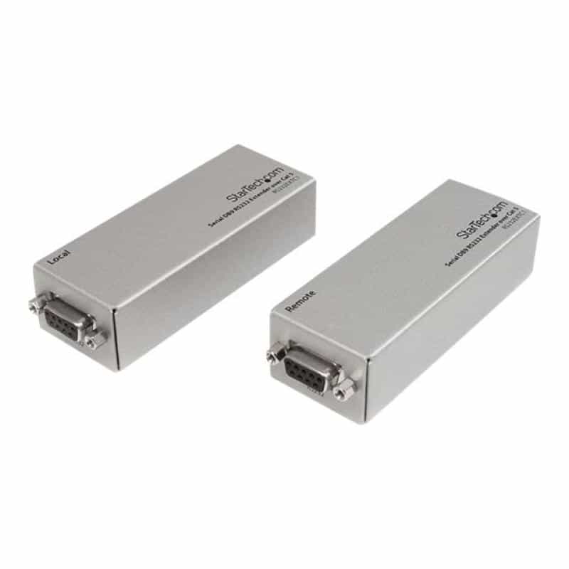 STARTECH.COM Serieller DB9 RS232-Extender über Cat5 - Bis zu 1000 Meter STARTECH.COM Serieller DB9 RS232-Extender über Cat5 - Bis zu 1000 Meter