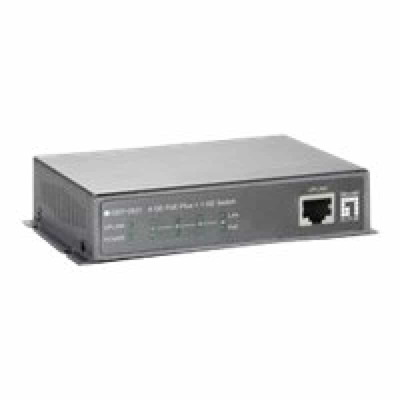 LevelOne GEP-0521 4 GE PoE-Plus + 1 GE Switch 120W LevelOne GEP-0521 4 GE PoE-Plus + 1 GE Switch 120W
