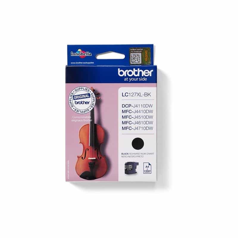 BROTHER Tinte LC-127XLBKBP schwarz Blister BROTHER Tinte LC-127XLBKBP schwarz Blister