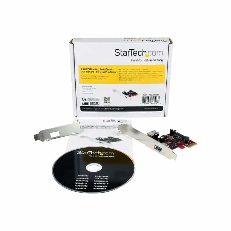 STARTECH.COM 2 Port USB 3.0 SuperSpeed PCI Express Schnittstellenkarte mit UASP Unterstützung - PCIe STARTECH.COM 2 Port USB 3.0 SuperSpeed PCI Express Schnittstellenkarte mit UASP Unterstützung - PCIe