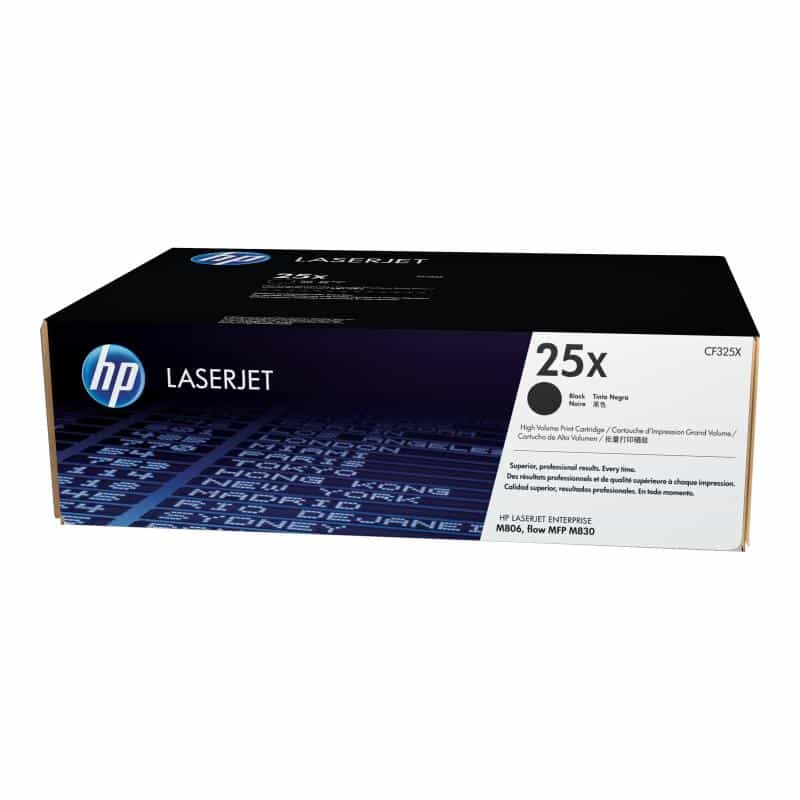 HP 25X Schwarz LaserJet Tonerpatrone (CF325X) HP 25X Schwarz LaserJet Tonerpatrone (CF325X)