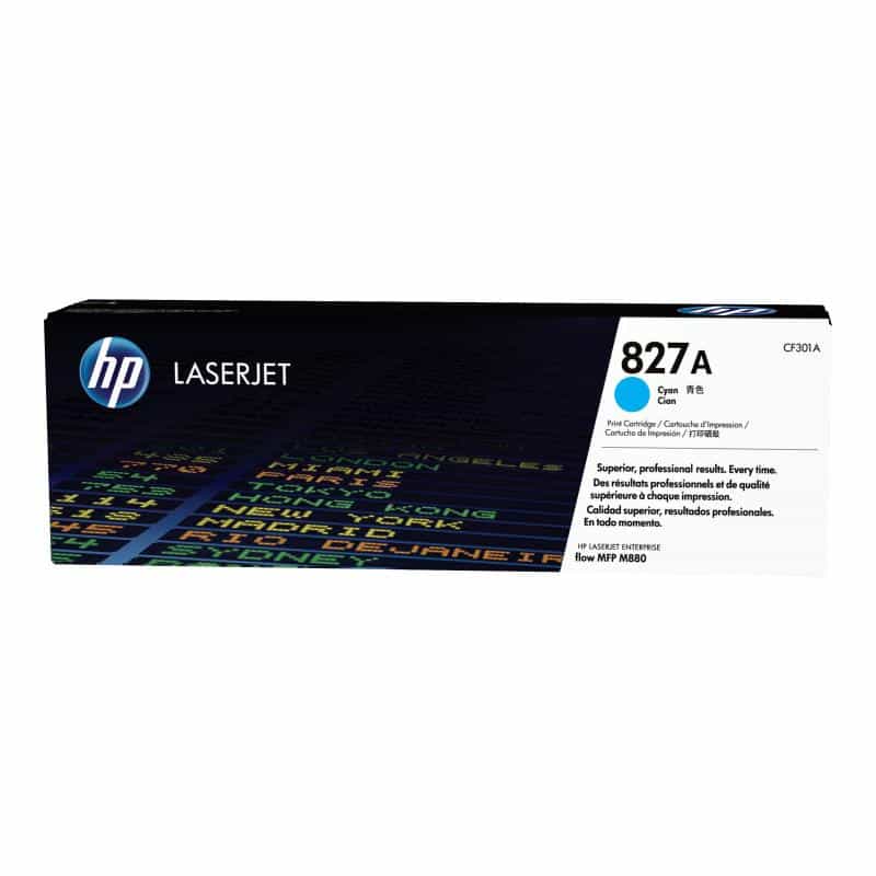 HP 827A Cyan LaserJet Tonerpatrone (CF301A) HP 827A Cyan LaserJet Tonerpatrone (CF301A)