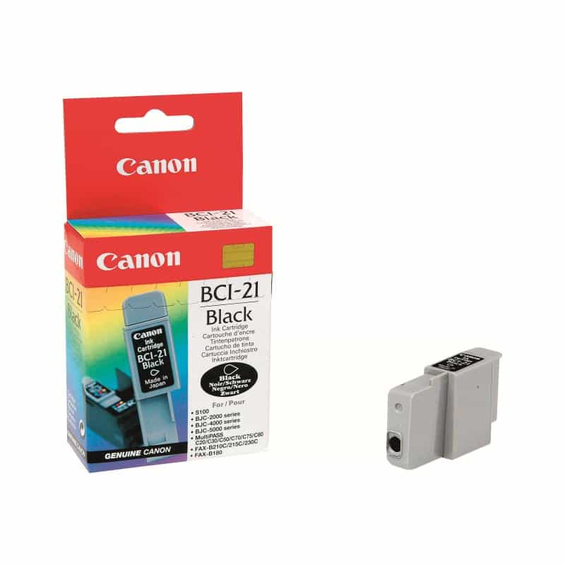 CANON BCI 21BK Schwarz Tintenbehälter CANON BCI 21BK Schwarz Tintenbehälter