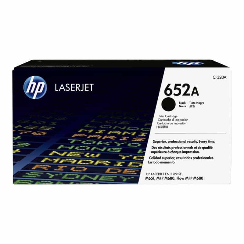 HP 652A Schwarz LaserJet Tonerpatrone (CF320A) HP 652A Schwarz LaserJet Tonerpatrone (CF320A)