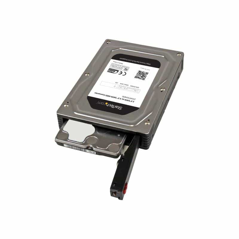 STARTECH.COM 2,5 Zoll auf 3,5 Zoll Aluminium SATA Festplattengehäuse für HDD/SSD bis 12,5mm STARTECH.COM 2,5 Zoll auf 3,5 Zoll Aluminium SATA Festplattengehäuse für HDD/SSD bis 12,5mm