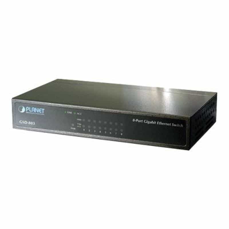 PLANET TECHNOLOGY Net Switch 1000T 8P PLANET GSD-803 PLANET TECHNOLOGY Net Switch 1000T 8P PLANET GSD-803