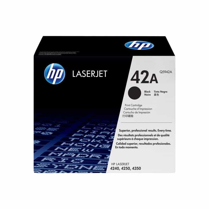 HP 42A Schwarz LaserJet Tonerpatrone (Q5942A) HP 42A Schwarz LaserJet Tonerpatrone (Q5942A)