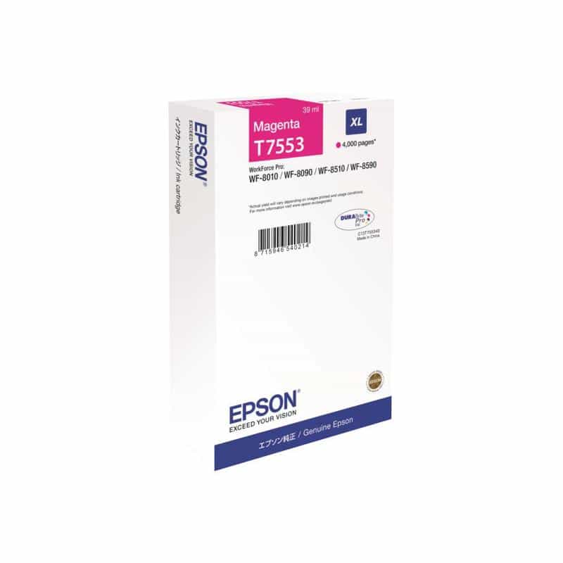 EPSON T7553 Größe XL Magenta Tintenpatrone EPSON T7553 Größe XL Magenta Tintenpatrone