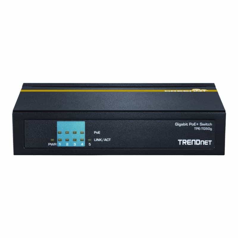 TRENDNET 5-port Gigabit PoE+ Switch TRENDNET 5-port Gigabit PoE+ Switch