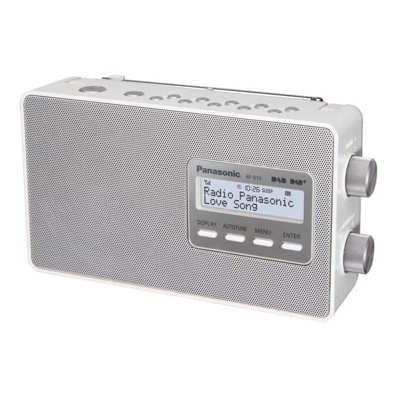 PANASONIC RF-D10EG-W DAB+ Digitalradio, weiß PANASONIC RF-D10EG-W DAB+ Digitalradio, weiß