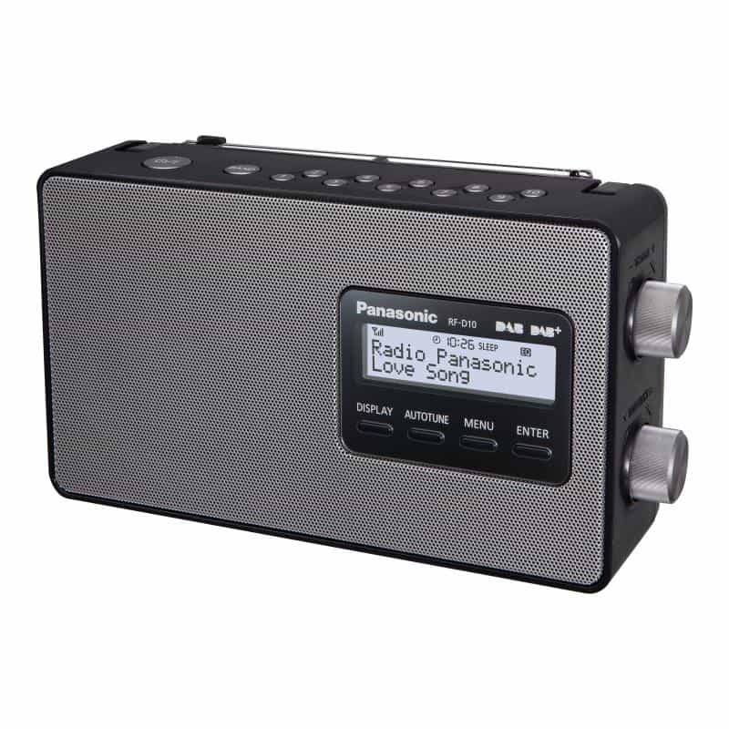 PANASONIC RF-D10EG-K DAB+ Digitalradio, schwarz PANASONIC RF-D10EG-K DAB+ Digitalradio, schwarz