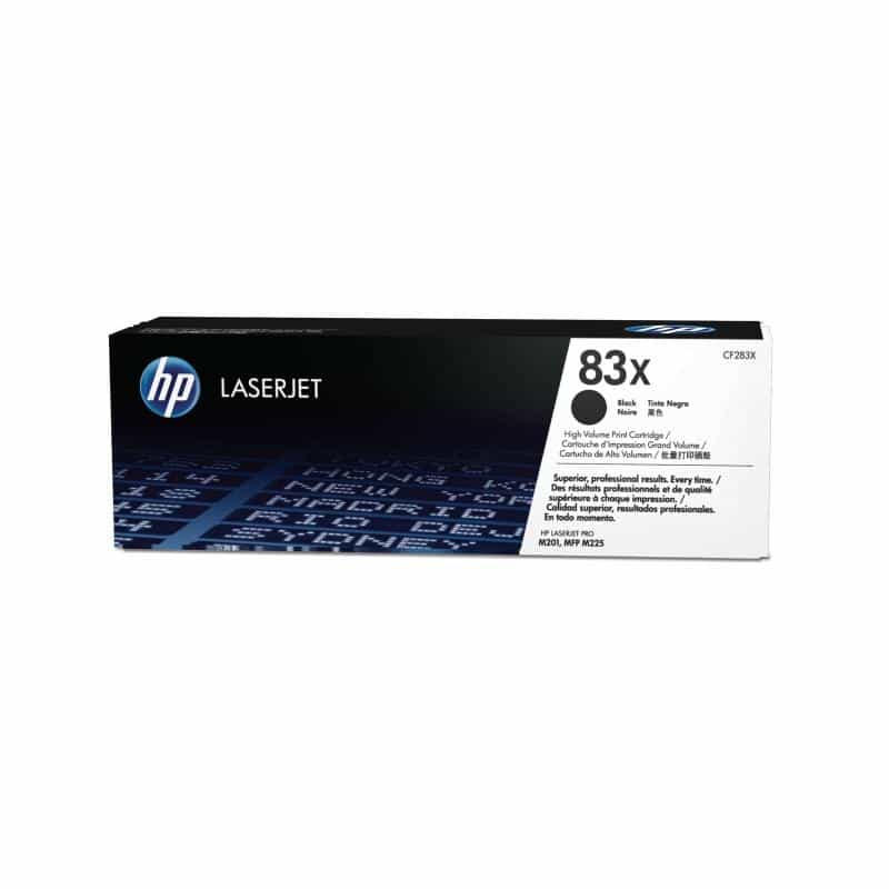 HP 83X Schwarz LaserJet Tonerpatrone (CF283X) HP 83X Schwarz LaserJet Tonerpatrone (CF283X)