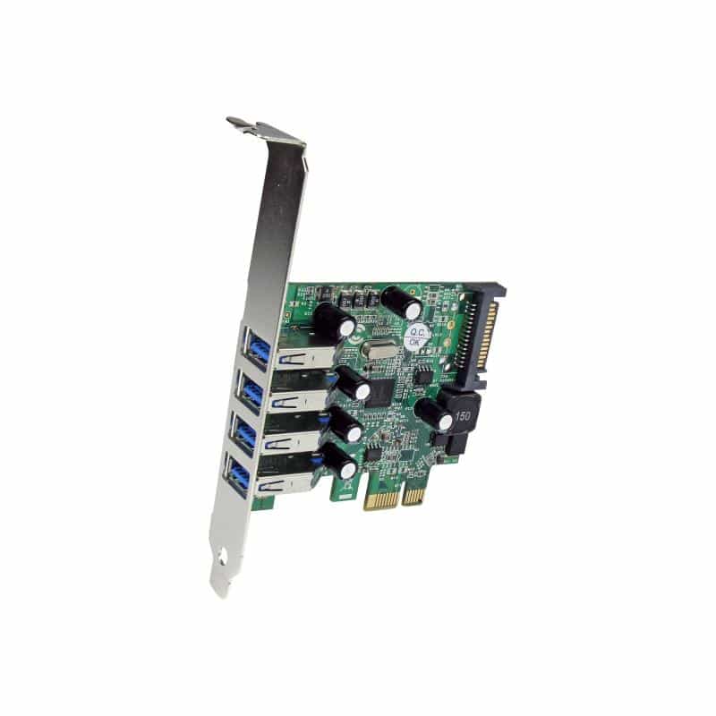 STARTECH.COM 4 Port PCI Express USB 3.0 SuperSpeed Schnittstellenkarte mit UASP - SATA Strom - PCIe STARTECH.COM 4 Port PCI Express USB 3.0 SuperSpeed Schnittstellenkarte mit UASP - SATA Strom - PCIe
