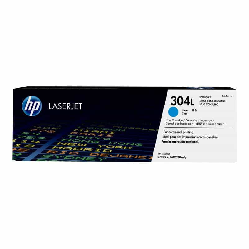 HP 304L Economy Cyan LaserJet Tonerpatrone (CC531L) HP 304L Economy Cyan LaserJet Tonerpatrone (CC531L)