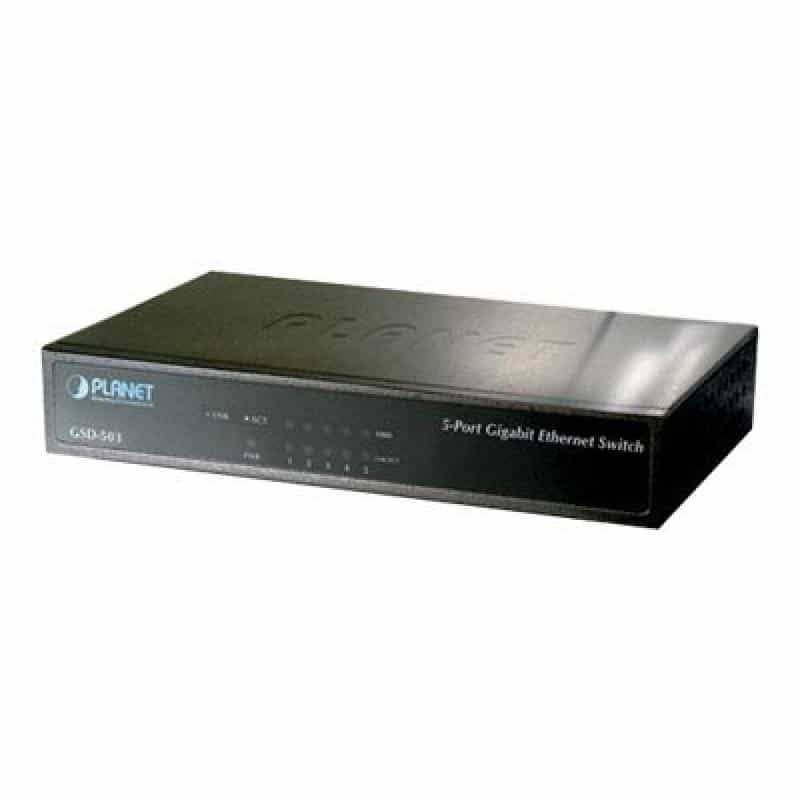 PLANET TECHNOLOGY Net Switch 1000T 5P PLANET GSD-503-EU PLANET TECHNOLOGY Net Switch 1000T 5P PLANET GSD-503-EU