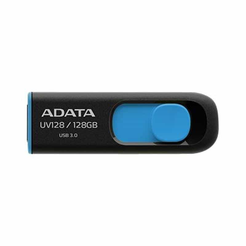 A-DATA USB UV128 128GB 3.0 Black/Blue A-DATA USB UV128 128GB 3.0 Black/Blue