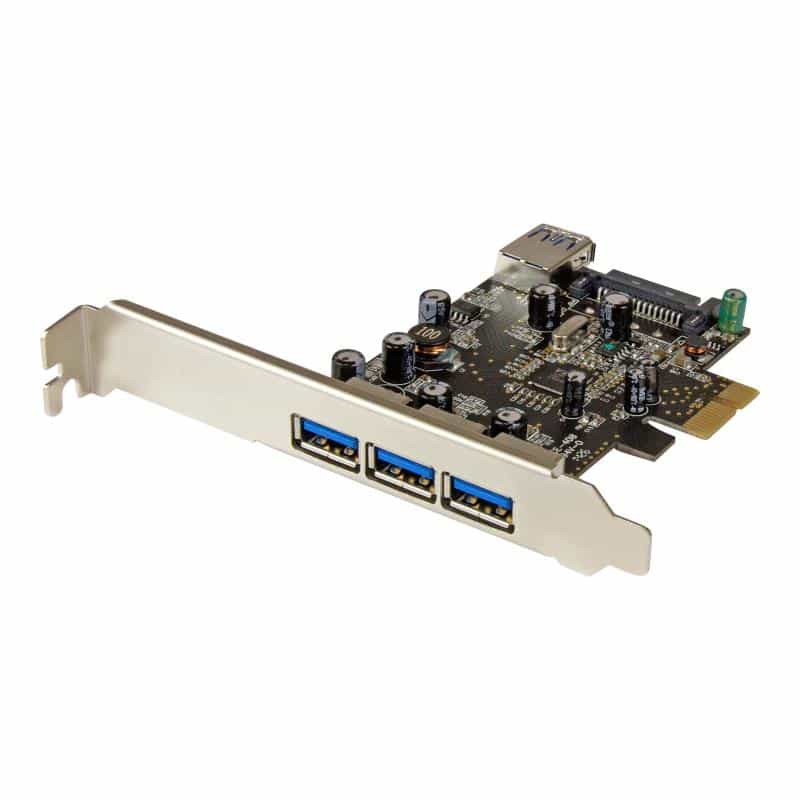 STARTECH.COM 4 Port PCI Express USB 3.0 Karte - 4-fach PCIe USB 3.0 Schnittstellenkarte - 3 Externe STARTECH.COM 4 Port PCI Express USB 3.0 Karte - 4-fach PCIe USB 3.0 Schnittstellenkarte - 3 Externe