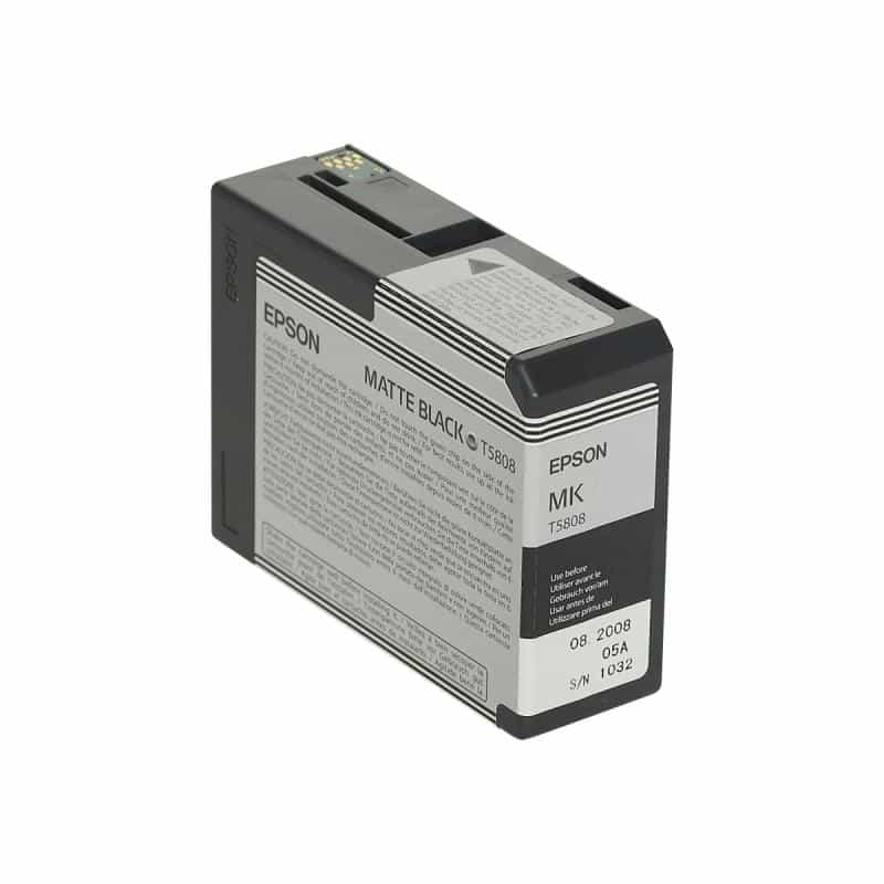 EPSON T5808 mattschwarz Tintenpatrone EPSON T5808 mattschwarz Tintenpatrone