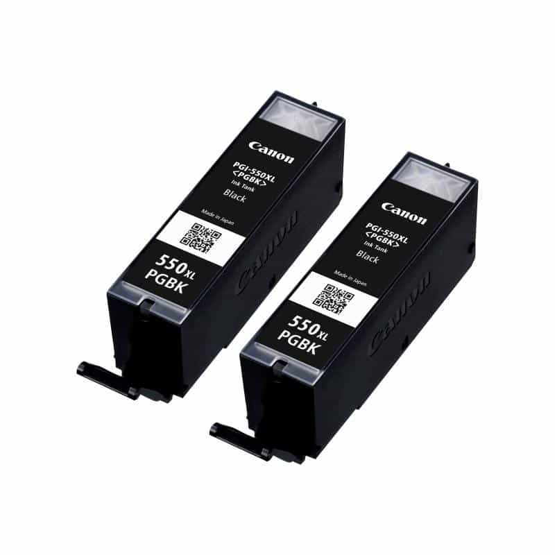 CANON PGI 550PGBK XL Twin pack 2er Pack Schwarz Tintenbehälter CANON PGI 550PGBK XL Twin pack 2er Pack Schwarz Tintenbehälter
