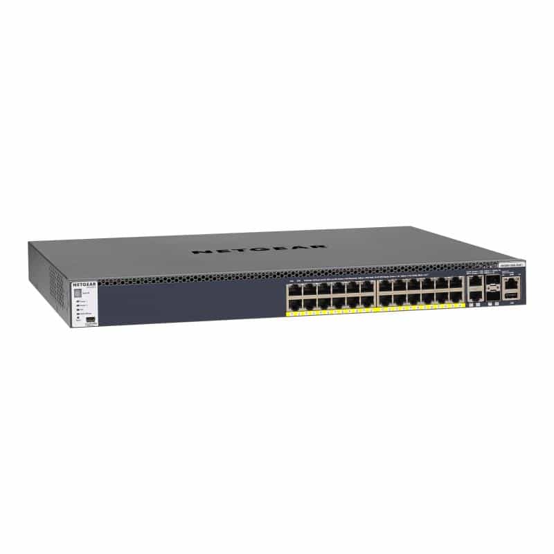 NETGEAR M4300-28G-POE+STCKL MGD SWITCH NETGEAR M4300-28G-POE+STCKL MGD SWITCH