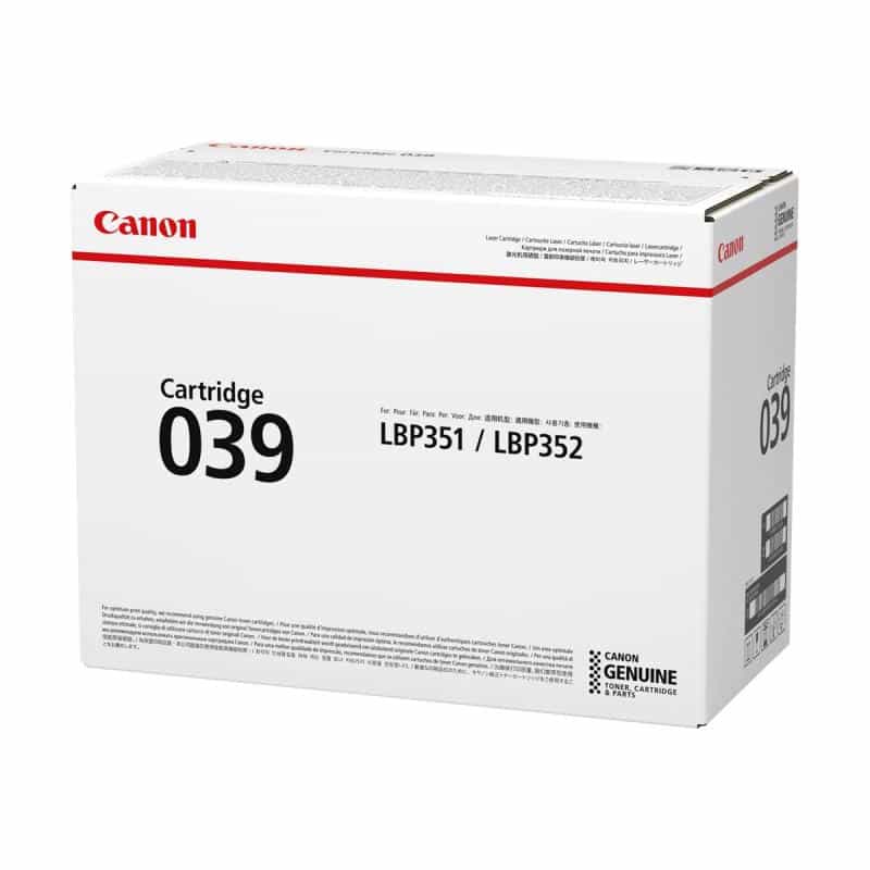 CANON 039 Schwarz Tonerpatrone CANON 039 Schwarz Tonerpatrone
