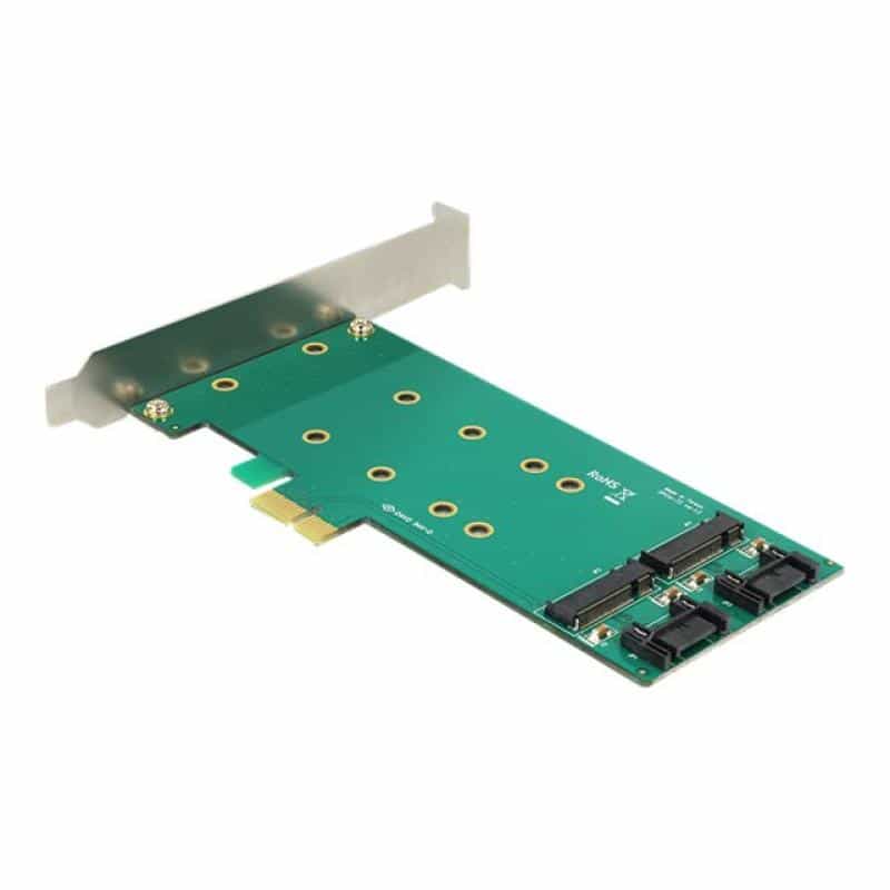 DELOCK PCIe x1 > 2 x M.2 Key B Low Profile Form Faktor DELOCK PCIe x1 > 2 x M.2 Key B Low Profile Form Faktor