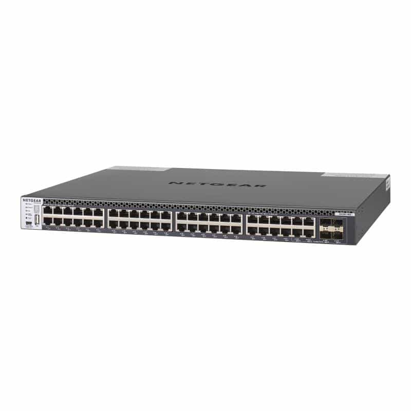 NETGEAR Switch / M4300-48X 48x10G 48x10GBASE-T 4 NETGEAR Switch / M4300-48X 48x10G 48x10GBASE-T 4