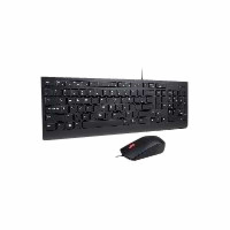 LENOVO Essential Wired Keyboard and Mouse Combo - German LENOVO Essential Wired Keyboard and Mouse Combo - German