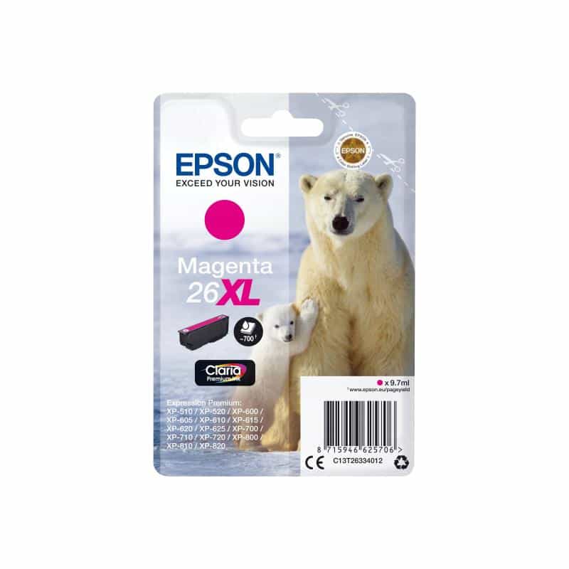 EPSON 26XL XL Magenta Tintenpatrone EPSON 26XL XL Magenta Tintenpatrone