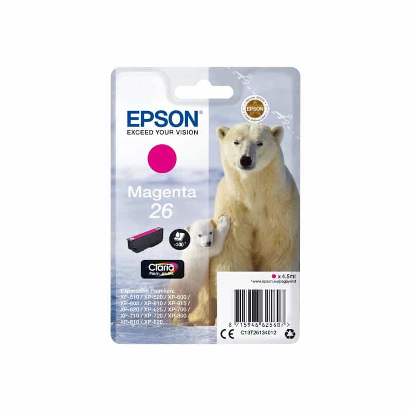 EPSON 26 Magenta Tintenpatrone EPSON 26 Magenta Tintenpatrone