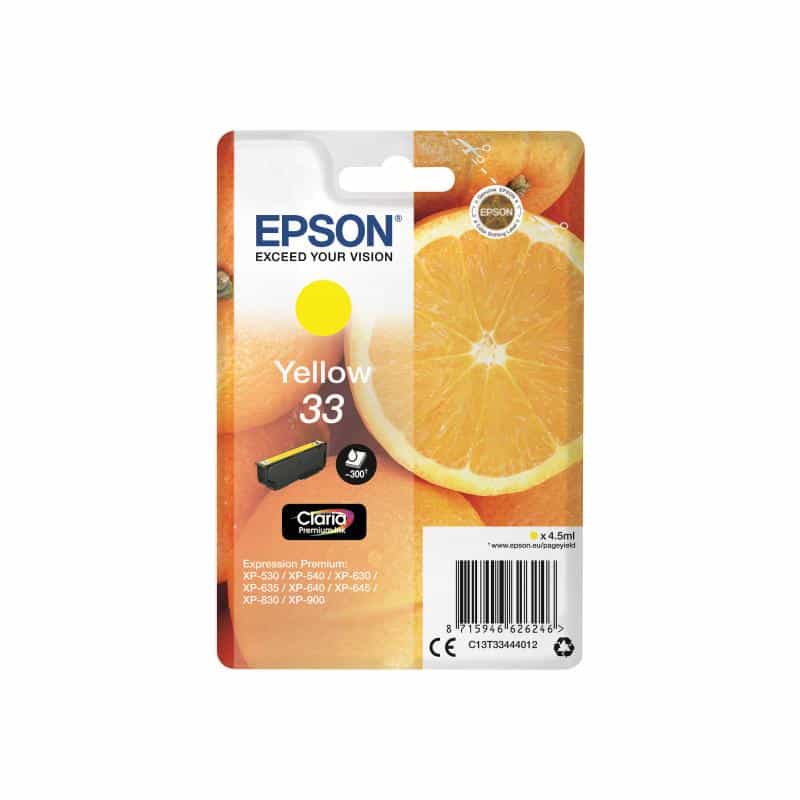 EPSON 33 Gelb Tintenpatrone EPSON 33 Gelb Tintenpatrone
