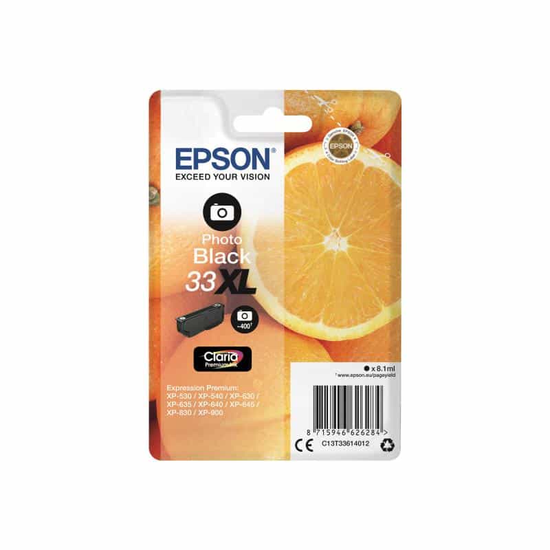 EPSON 33XL XL Photo schwarz Tintenpatrone EPSON 33XL XL Photo schwarz Tintenpatrone