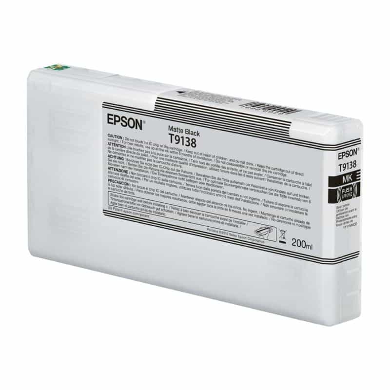 EPSON T9138 mattschwarz Tintenpatrone EPSON T9138 mattschwarz Tintenpatrone