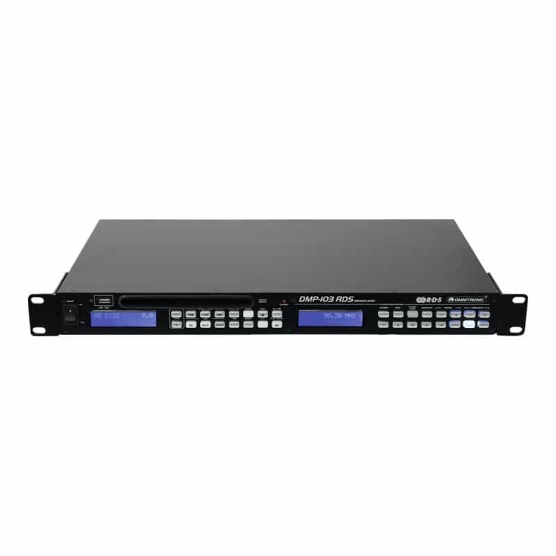 OMNITRONIC DJ Doppel Media Player 19 Zoll Omnitronic DMP-103RDS OMNITRONIC DJ Doppel Media Player 19 Zoll Omnitronic DMP-103RDS