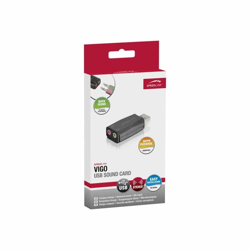 SPEED-LINK Spee VIGO USB Soundcard bk U SPEED-LINK Spee VIGO USB Soundcard bk U