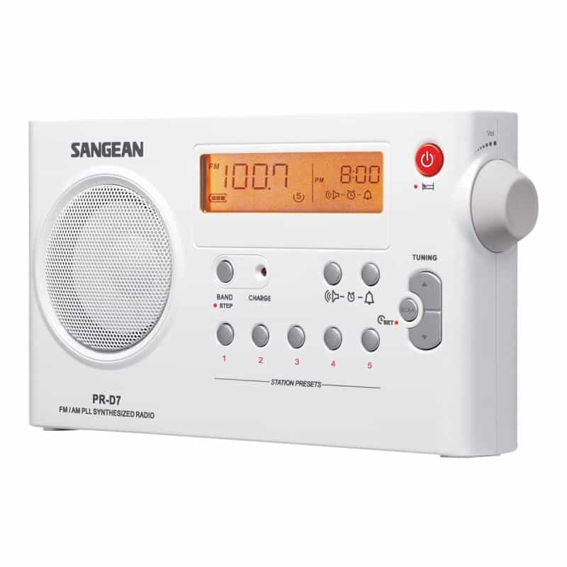 SANGEAN Radio Sangean PACK PR-D7WHITE Portable FM SANGEAN Radio Sangean PACK PR-D7WHITE Portable FM