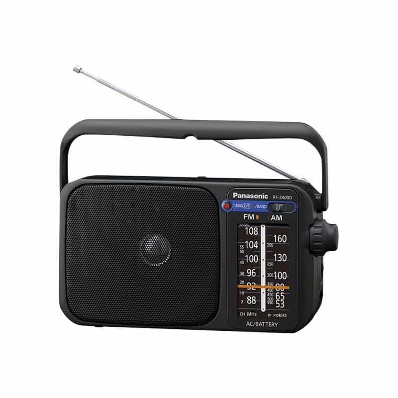 PANASONIC RF-2400DEG-K, tragbares Radio, schwarz PANASONIC RF-2400DEG-K, tragbares Radio, schwarz