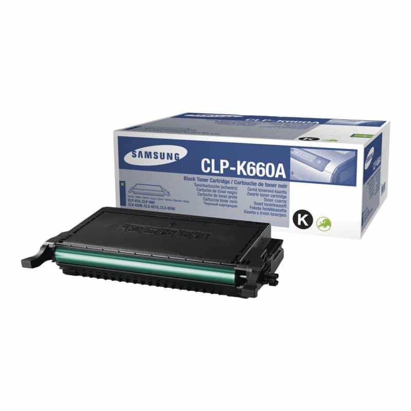 SAMSUNG CLP K660A Low Yield Schwarz Tonerpatrone SAMSUNG CLP K660A Low Yield Schwarz Tonerpatrone