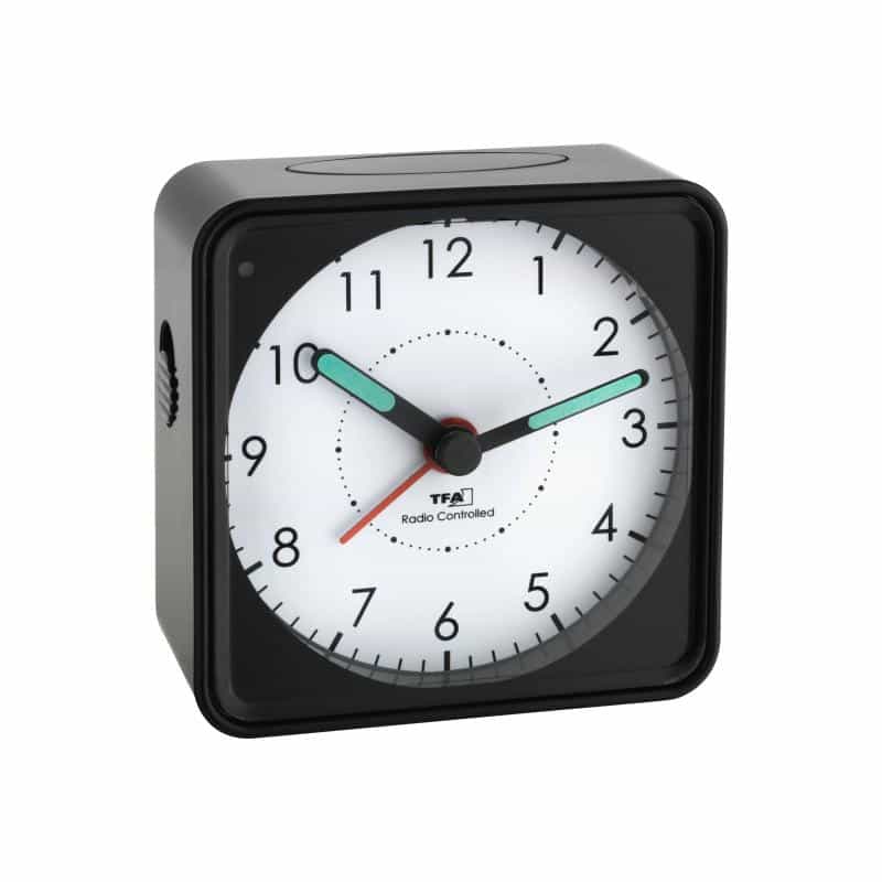 TFA-DOSTMANN Funk Wecker TFA 60.1510.01 Schwarz Fluoreszierend Zeiger TFA-DOSTMANN Funk Wecker TFA 60.1510.01 Schwarz Fluoreszierend Zeiger