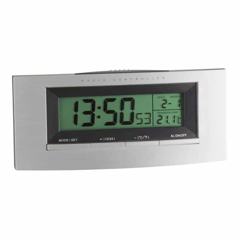 TFA-DOSTMANN Funk Wecker TFA 98.1030 Silber, Schwarz TFA-DOSTMANN Funk Wecker TFA 98.1030 Silber, Schwarz