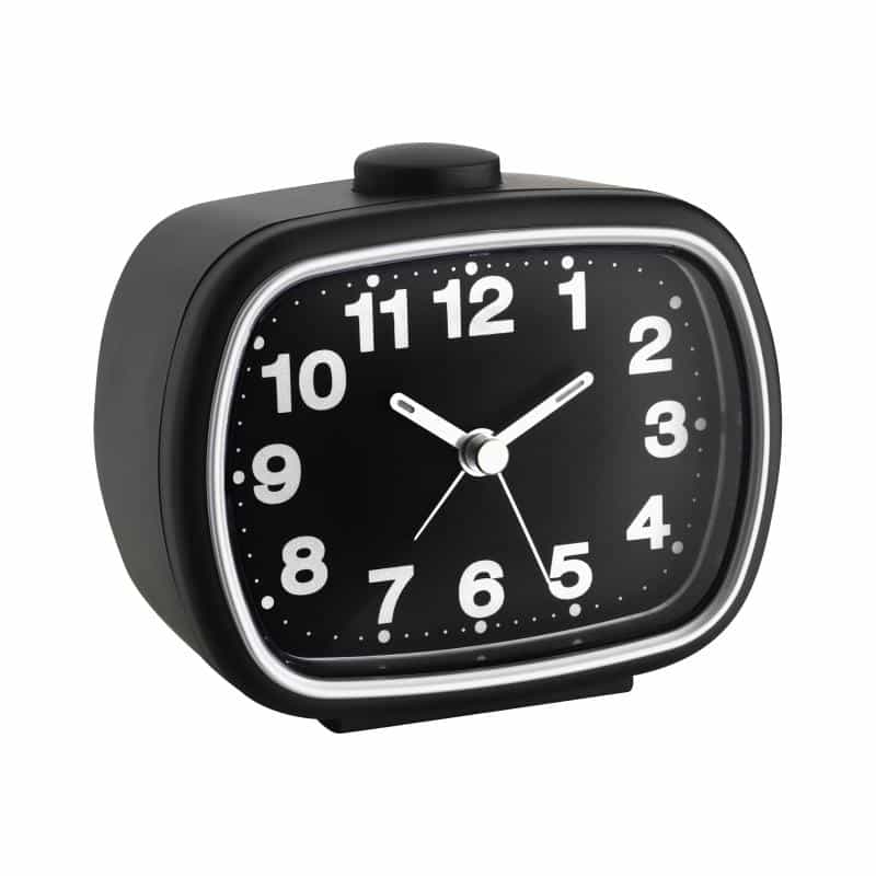 TFA-DOSTMANN Quarz Wecker TFA 60.1017.01 Schwarz Alarmzeiten 1 Fluoreszierend Zeiger TFA-DOSTMANN Quarz Wecker TFA 60.1017.01 Schwarz Alarmzeiten 1 Fluoreszierend Zeiger