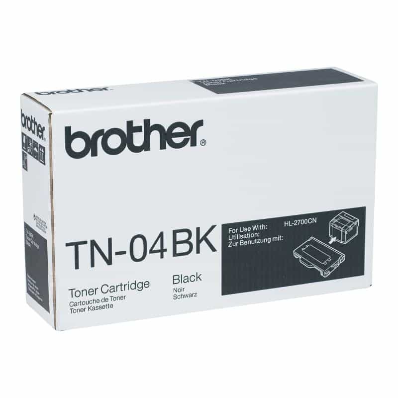 BROTHER TN04BK - Tonerpatrone - 1 x Schwarz - 10000 Seiten (TN-04BK) BROTHER TN04BK - Tonerpatrone - 1 x Schwarz - 10000 Seiten (TN-04BK)