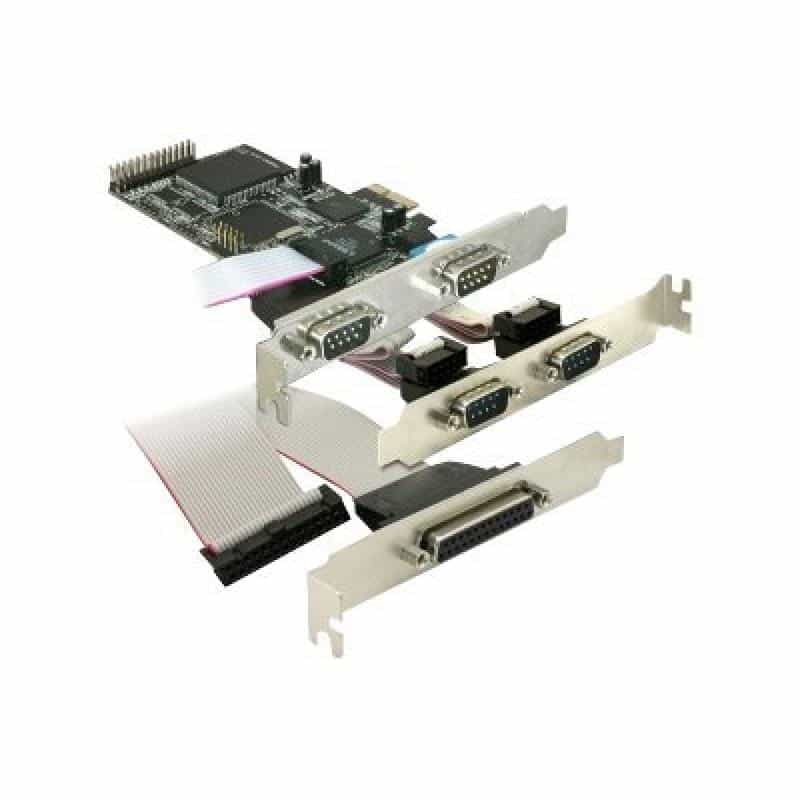DELOCK PCI Express Karte 4x Seriell, 1x Parallel DELOCK PCI Express Karte 4x Seriell, 1x Parallel