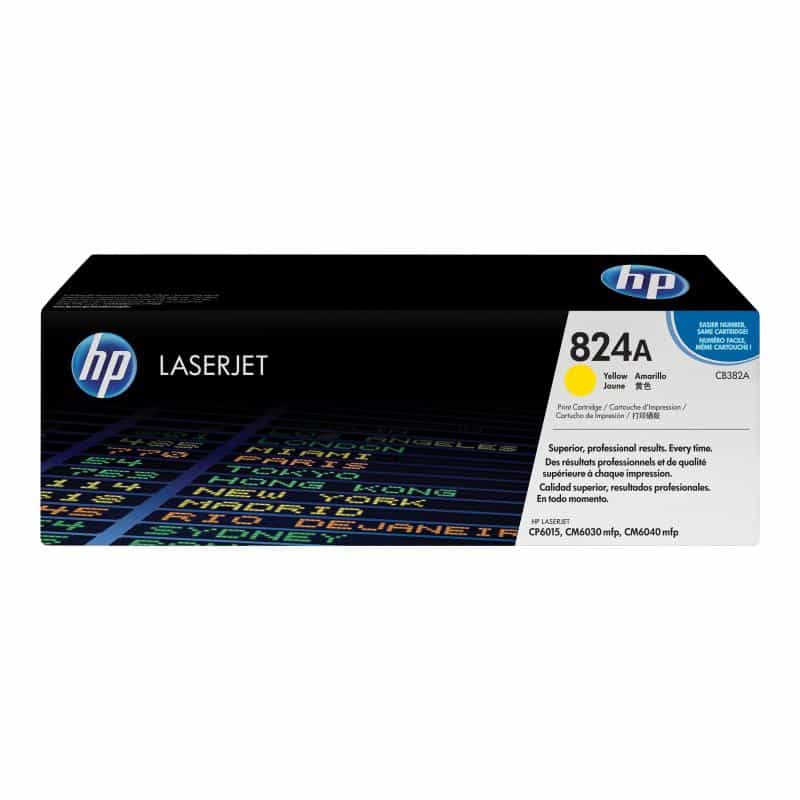 HP 824A Gelb LaserJet Tonerpatrone (CB382A) HP 824A Gelb LaserJet Tonerpatrone (CB382A)