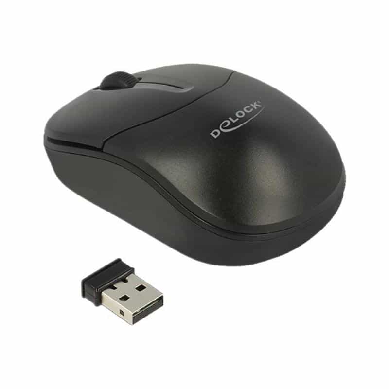 DELOCK Optische 3-Tasten Mini Maus 2,4 GHz wireless DELOCK Optische 3-Tasten Mini Maus 2,4 GHz wireless